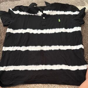 Polo by Ralph Lauren Black and White Striped Shirt